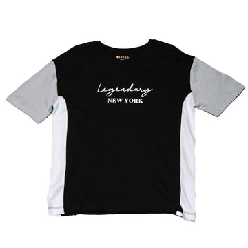 Black Legendary Cut And Sewn Oversize Tee REDTAG