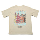 Beige Photographic Oversize Tee-1