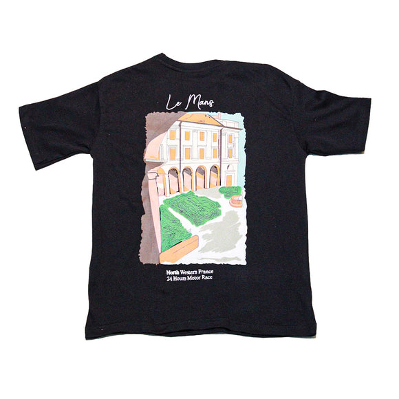 Black Photographic Oversize Tee