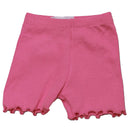 White Floral All Over Print T Shirt With Coral Tights Orange-4