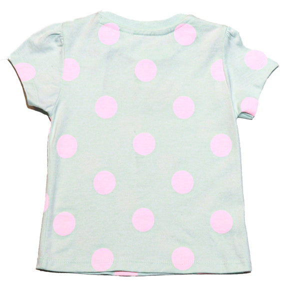Aqua Polka Dot T Shirt