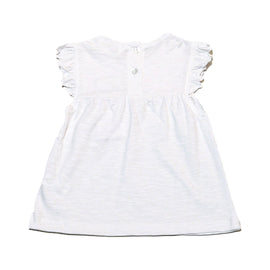 White Embroidered Yoke - 0