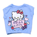 Blue Hello Kitty T Shirt Blue-1