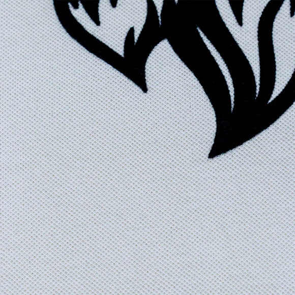 Beige Animal Flock Print Polo Beige