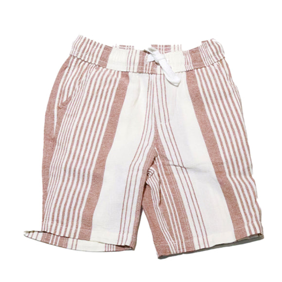 Red Oversized Shirt With Shorts Set