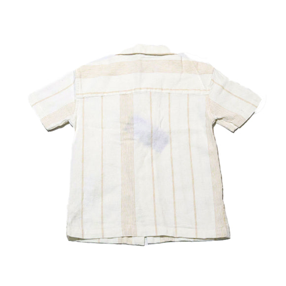 Cream Oversized Shirt With Shorts Set