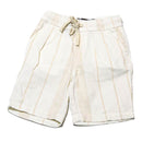 Cream Oversized Shirt With Shorts Set-3