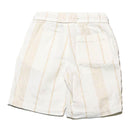 Cream Oversized Shirt With Shorts Set-5