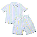 Blue Shirt With Shorts-1