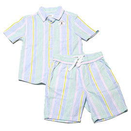 Blue Shirt With Shorts