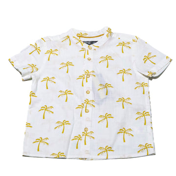 White Mandarin Collar TShirt REDTAG