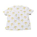 White Mandarin Collar TShirt-2