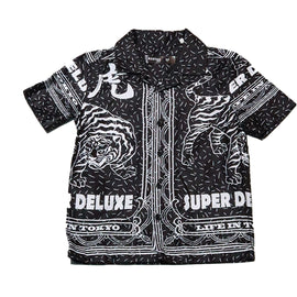 Black Placement Print Shirt