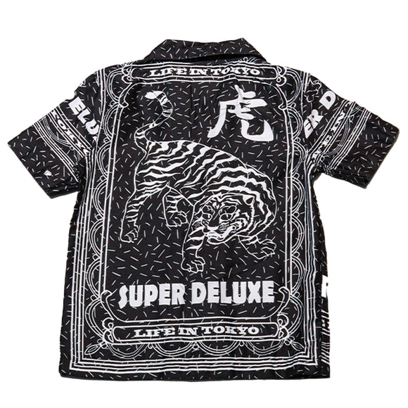 Black Placement Print Shirt