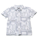 White Short Sleeve Oversized Shirt-1