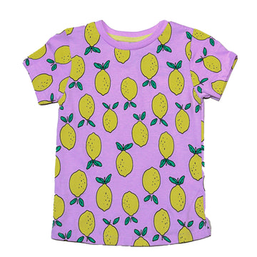 Lilac Ss Lemon Aop T Shirt REDTAG