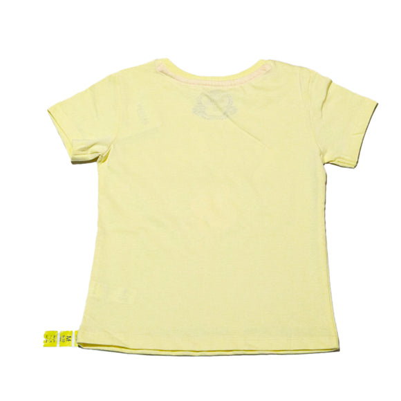 Yellow Peach Print Tshirt