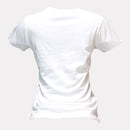 White Beauty Foil Printed T Shirt-2
