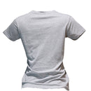 Charcoal Melange Bella Embellished Printed T Shirt-2