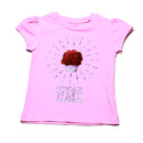 Pink Heart Sequins T Shirt-1