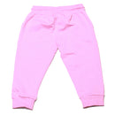 Pink Embroidery Track Pant-2