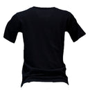 Black Paris Pearl Embellished T Shirt-2