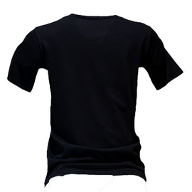 Black Paris Pearl Embellished T Shirt - 0