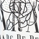 White Paradise Lace Embellished T Shirt-3