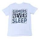 White Gamers Never Sleep Night Suit-2