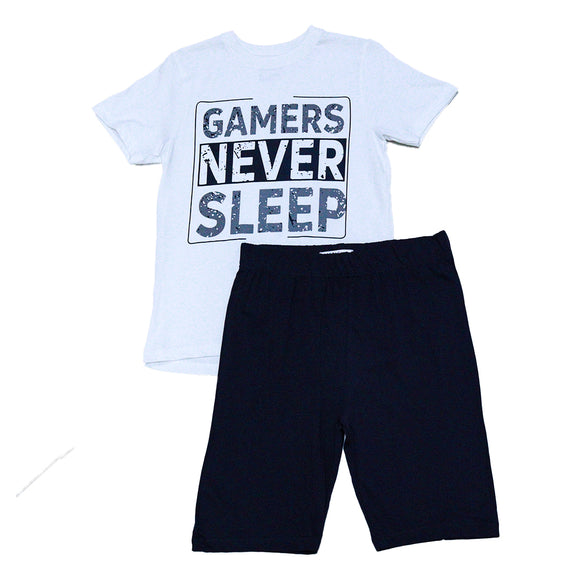 White Gamers Never Sleep Night Suit