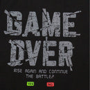 Black Game Over Night Suit-5