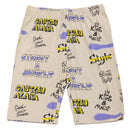 Beige Graffiti Aop Night Suit-5