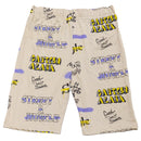 Beige Graffiti Aop Night Suit-3