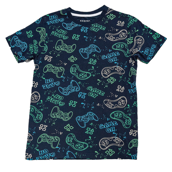 Navy Gaming Aop Night Suit