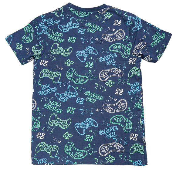 Navy Gaming Aop Night Suit