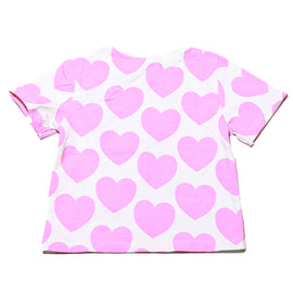 White Hello Kitty Placement Print Tshirt - 0