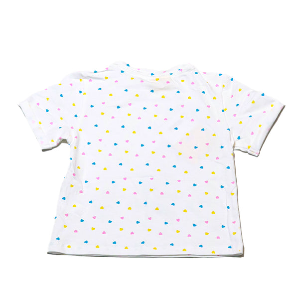 White Snoopy Placement Print TShirt
