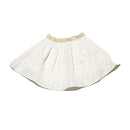 Beige Textured Skirt-2