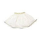 Beige Textured Skirt-1