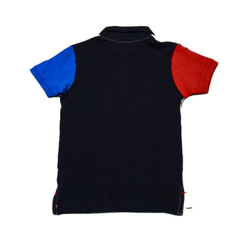 White Cut And Sew Polo Shirt REDTAG