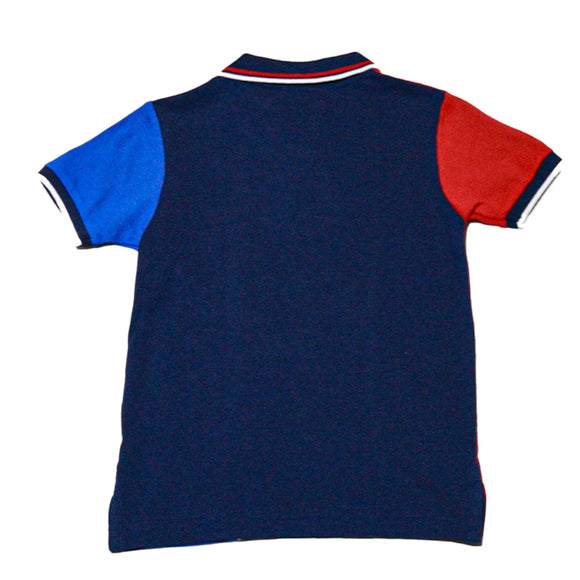 Reed Vertical Paneled Polo Shirt