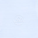 Blue Short Sleeve Jacuard Henley T Shirt Blue-2