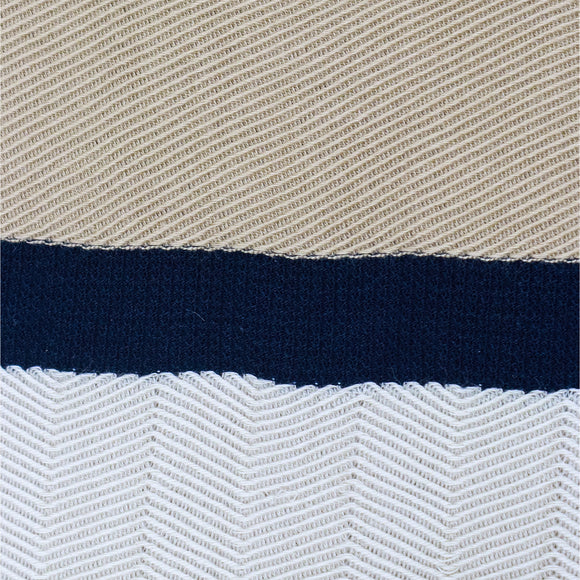 Cream Y D Striped Short Sleeve Jacquard T Shirt Cream