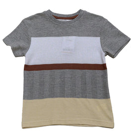 Asst Y D Striped Short Sleeve Jacquard T Shirt Assorted