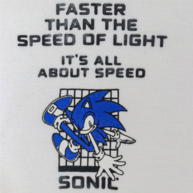 Off White Cut N Sew Oversize Sonic T Shirt White - 0