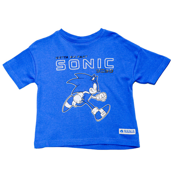 Blue Oversize Sonic T Shirt Blue