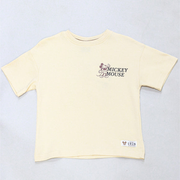 Beige Oversized Miceky Mouse T Shirt Beige