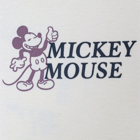 Beige Oversized Miceky Mouse T Shirt Beige