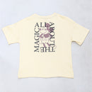 Beige Oversized Miceky Mouse T Shirt Beige-2