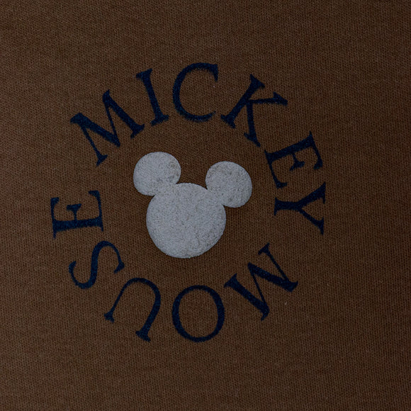 Brown Oversize Mickey Mouse T Shirt Brown